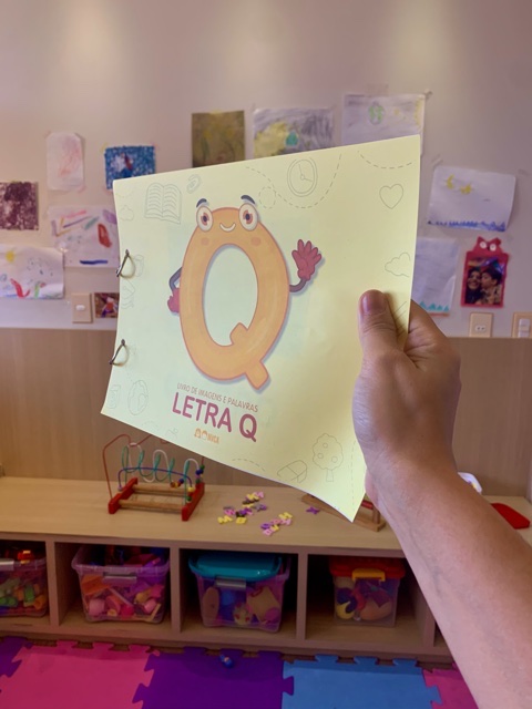 Letra Q – Livro! – Materiais Nossa vida com Alice