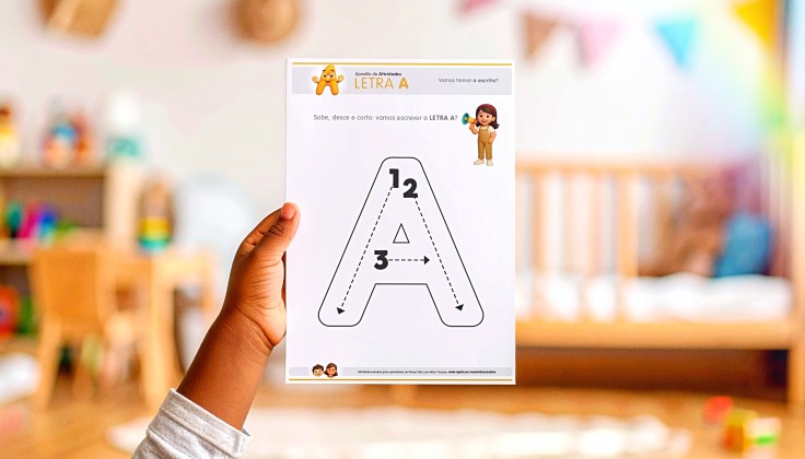 🅰️✨ Letra A: apostila com jogos e exercícios 🎲✏️📘