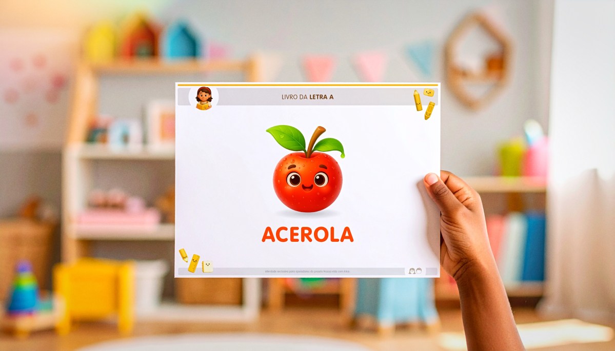 📘 Livro da Letra A: Ler, Brincar e&nbsp;Aprender!