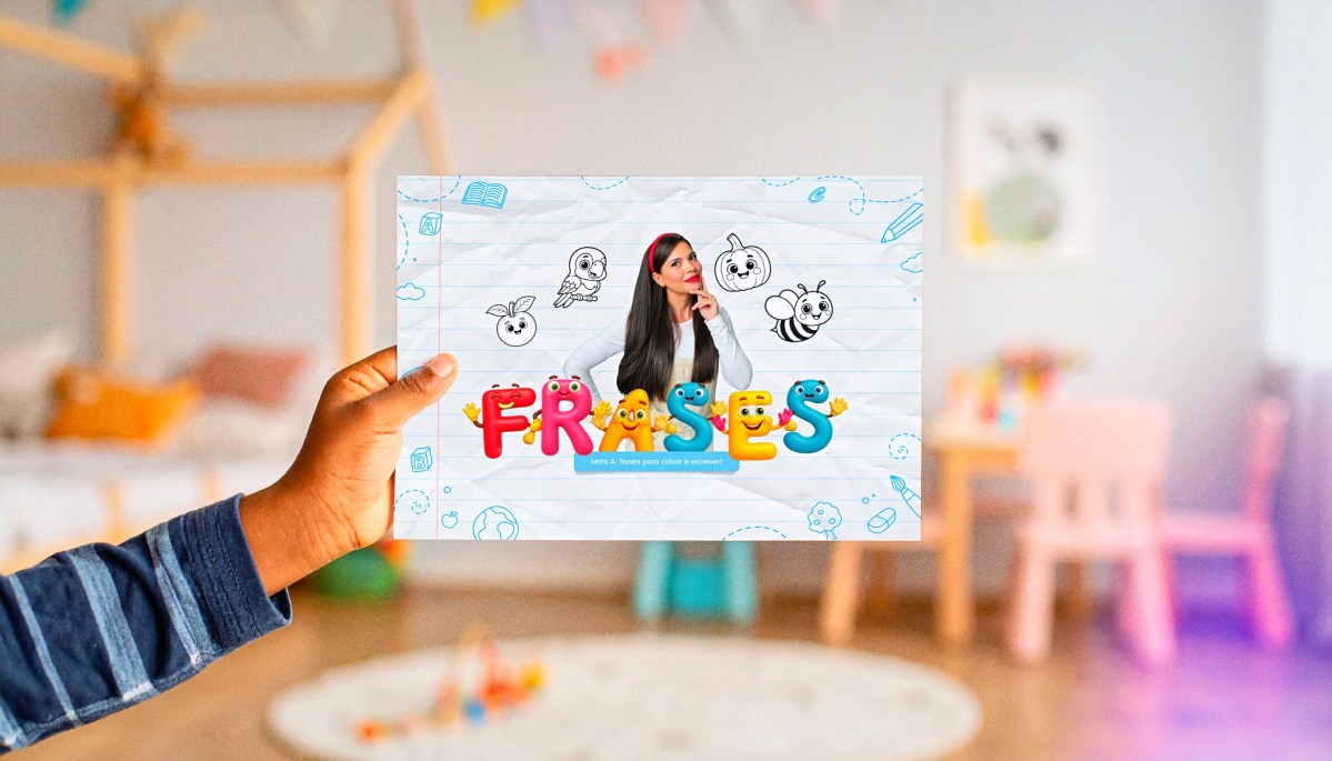 🖍️ Letra A » Vamos colorir e escrever&nbsp;frases?